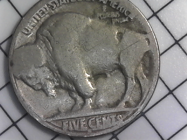 Buffalo-Nickel-1923-S-Die-Strike-Error-Coin-Or-Average-$7.60-Coin?